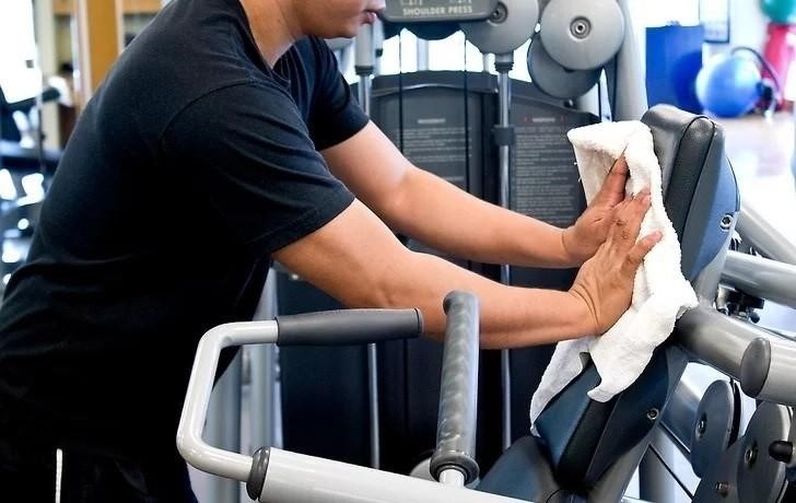 Уборка тренажерного зала